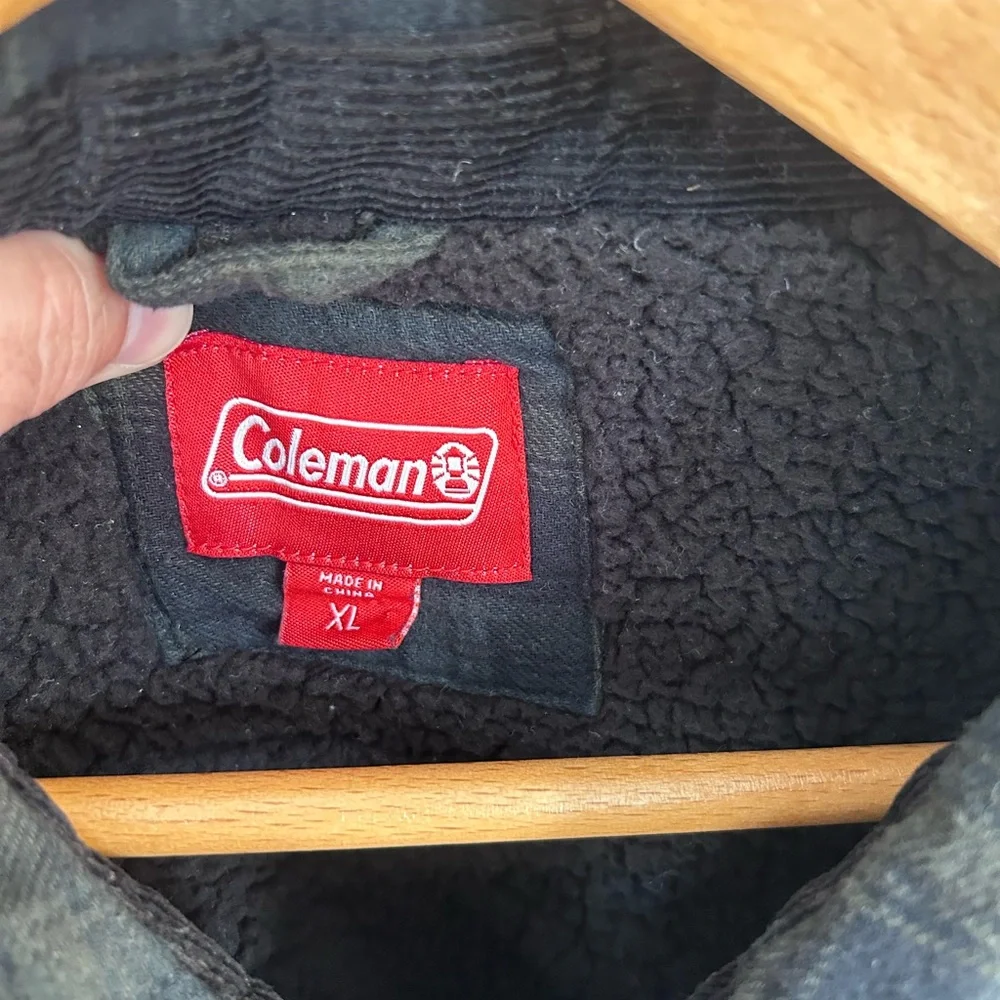 Coleman Green Plaid Button-Up Shirt - Picture 5 of 8